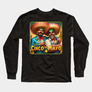 Happy Cinco de Mayo Dos Hermanos Long Sleeve T-Shirt